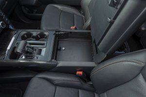 Ford F-150 Console Safe - Tuffy Products - Flow-Thru Console - Black - `21-`24 Ford F-150 Console Safe - Tuffy Products - Flow-Thru Console - Black - `21-`24